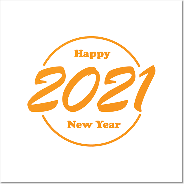 New Year 2021 Wall Art by mvrchell